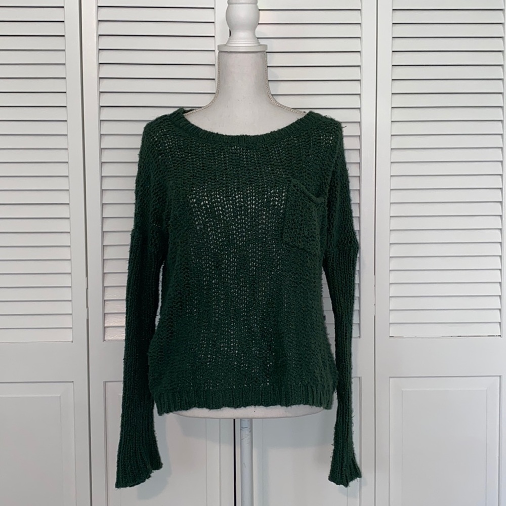 Roxy Knitted Green Sweater